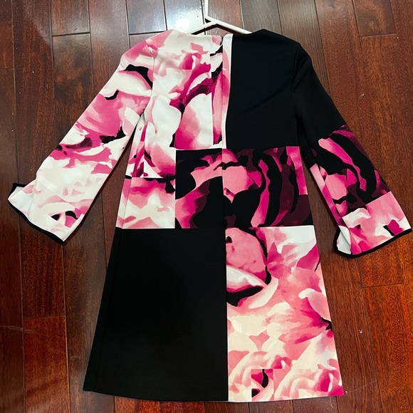 Alfani Dress in Pink and Black Floral - Picture 5 of 5